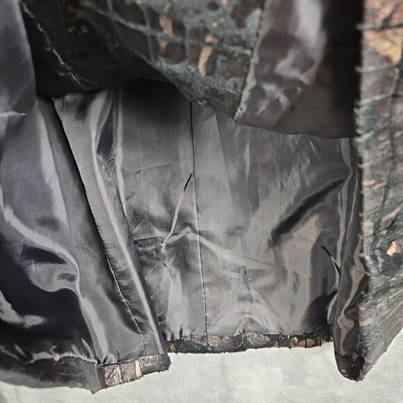 Great Cavalier by St Paul jacket blazer sz Lg black gold color - Picture 3 of 11